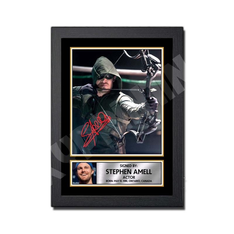 STEPHEN AMELL 2 Limited Edition Tv Show Signed Print