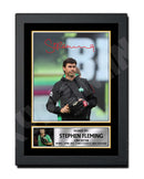 STEPHEN FLEMING 2 Limited Edition Cricketer Signed Print - Cricket Player