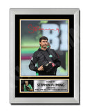 STEPHEN FLEMING 2 Limited Edition Cricketer Signed Print - Cricket Player
