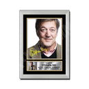 STEPHEN FRY 2 Limited Edition Golfer Signed Print - Golf