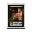 STEPHEN THOMPSON Limited Edition MMA Wrestler Signed Print - MMA Wrestling