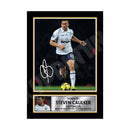 STEVEN CAULKER Limited Edition Football Player Signed Print - Football