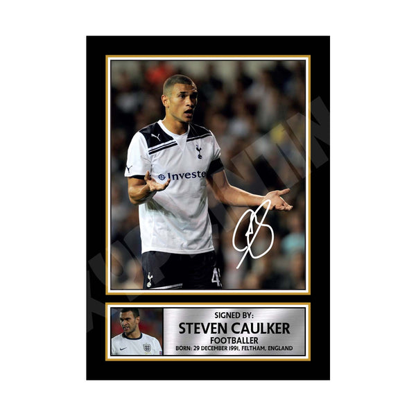 STEVEN CAULKER 2 Football Player Printed Signature Print