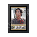 STEVEN YEUN 2 Limited Edition Walking Dead Signed Print