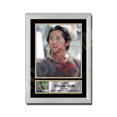 STEVEN YEUN 2 Limited Edition Walking Dead Signed Print