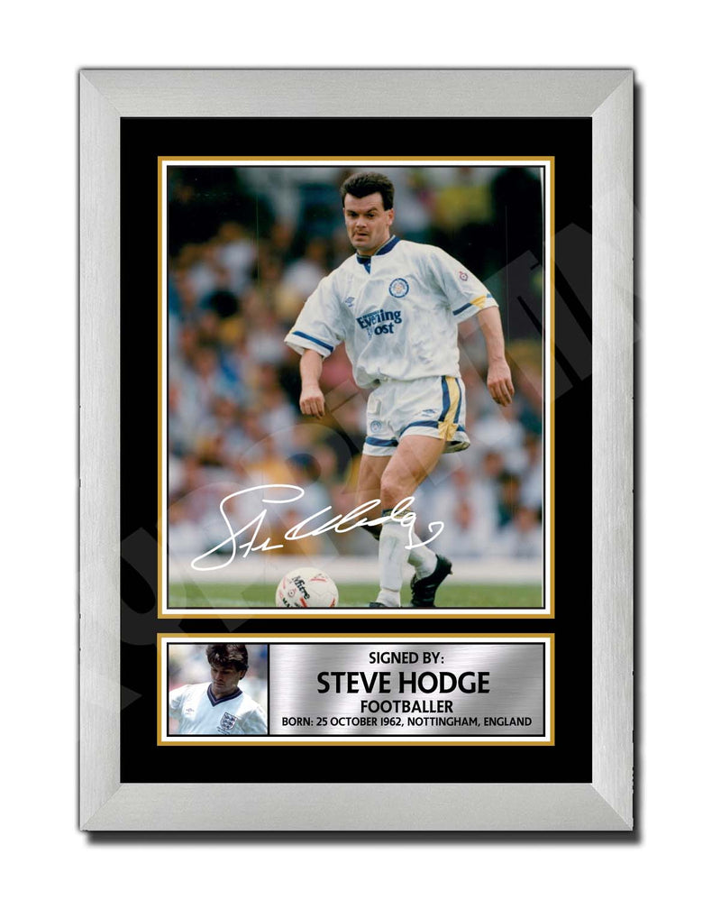 STEVE HODGE Limited Edition Football Player Signed Print - Football