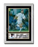STEVE HODGE 2 Limited Edition Football Player Signed Print - Football