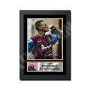 STEVE LOMAS (1) Limited Edition Football Player Signed Print - Football
