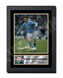 STEVE MCMANAMAN 2 Limited Edition Football Player Signed Print - Football