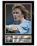 STEVE MCMANAMAN (1) Limited Edition Football Player Signed Print - Football