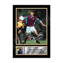 STEVE POTTS (1) Limited Edition Football Player Signed Print - Football
