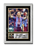 STEVE STONE Limited Edition Football Player Signed Print - Football