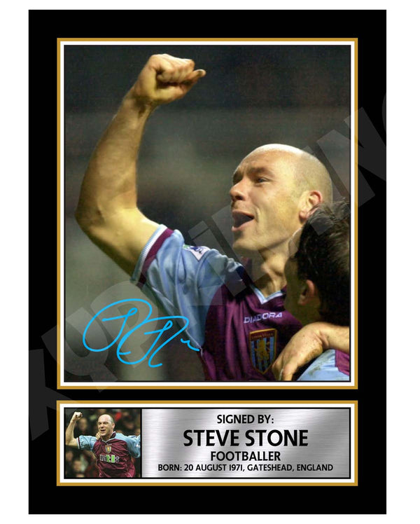 STEVE STONE 2 Football Player Printed Signature Print