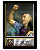 STEVE STONE 2 Limited Edition Football Player Signed Print - Football