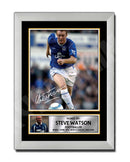 STEVE WATSON Limited Edition Football Player Signed Print - Football