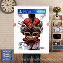 STREET FIGHTER PS4 PS4 GAME INSPIRED THEME PS4 GAME INSPIRED THEME Retro Gaming Poster A4 A3 A2 Or A1