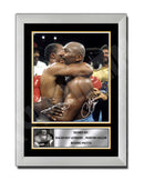 SUGAR RAY LEONARD _ MARVIN HAGLER 2 Limited Edition Boxer Signed Print - Boxing
