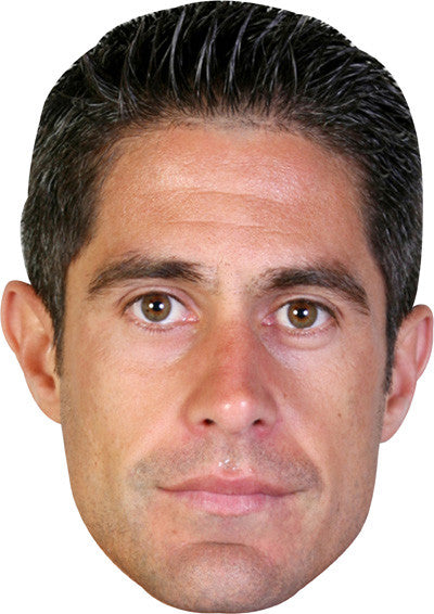 SYLVINHO Barcelona Footballer Celebrity Face Mask Fancy Dress Cardboard Costume Mask