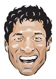 Sachin Tendulkar Cartoon Face Mask CRICKET Celebrity Face Mask Fancy Dress Cardboard Costume Mask