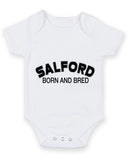 Salford Born and Bred Baby Grow Bodysuit