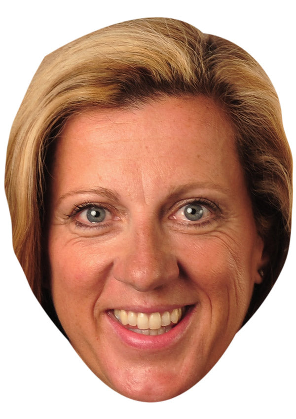 SALLY GUNNELL JB - Athletics Fancy Dress Cardboard Celebrity Party Face Mask