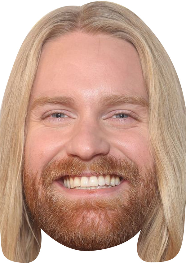 Sam Ryder Eurovision Celebrity Face Mask Fancy Dress Cardboard Costume Mask