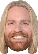 Sam Ryder Eurovision Celebrity Face Mask Fancy Dress Cardboard Costume Mask