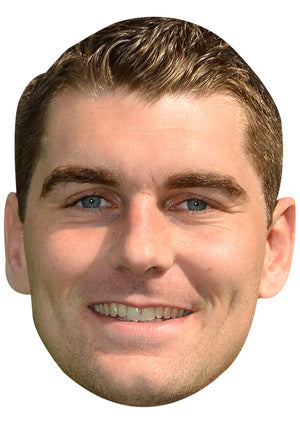 Sam Vokes Face Mask – Fancy Dress Cardboard Costume Mask