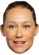 SAMANTHA STOSUR JB - Tennis Fancy Dress Cardboard Celebrity Party Face Mask