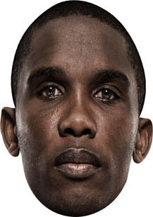 Samuel Eto Face Mask – Fancy Dress Cardboard Costume Mask