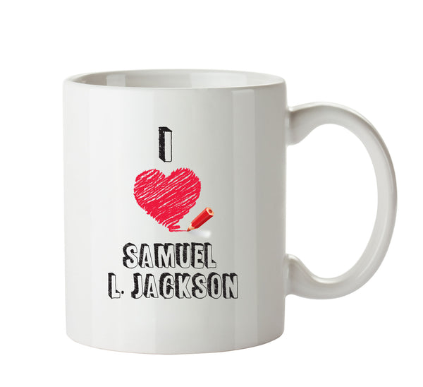 I Love Samuel L. Jackson Celebrity Mug Office Mug – printed mug product image 1