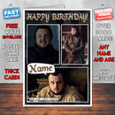 Samwell Tarly Personalised INSPIRED STYLE Game Of Thrones Birthday Card New 2017