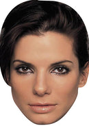 Sandra Bullock MOVIES STARS 2018 Celebrity Face Mask Fancy Dress Cardboard Costume Mask