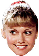 Sandy Grease Celebrity Face Mask Fancy Dress Cardboard Costume Mask