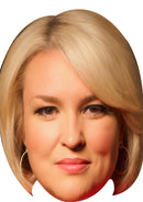 Sara Davies - Dragon's Den Celebrity Face Mask Fancy Dress Cardboard Costume Mask