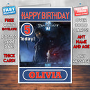 Personalised Sarah Kerrigan Inspired Style Game Kids Inspired Birthday Card (SA)