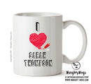 I Love Sarah Thompson - I Love Celebrity Mug - Novelty Gift Printed Tea Coffee Ceramic Mug