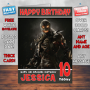 Personalised Scarecrow In Injustice 2 Inspired Style Game Kids Inspired Birthday Card (SA)