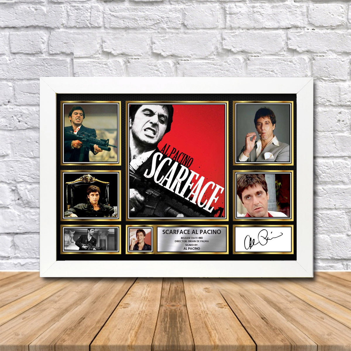 Scarface Printed Signature Print