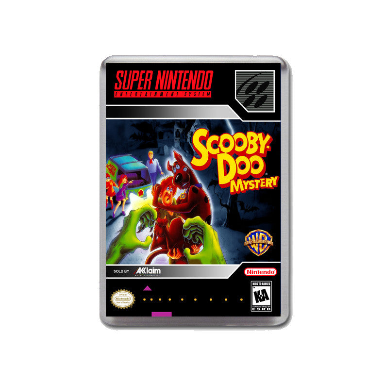Scooby-Doo Mystery - SNES GAME inspired Retro Gaming Magnet