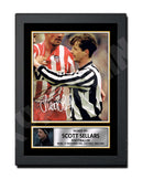 Scott Sellars (1) Limited Edition Football Player Signed Print - Football