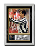 Scott Sellars (1) Limited Edition Football Player Signed Print - Football
