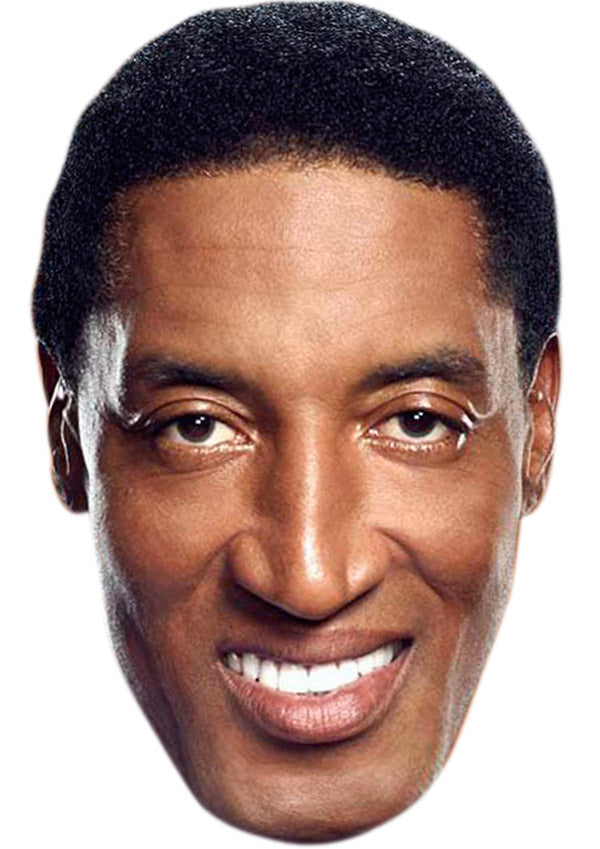 SCOTTIE PIPPIN JB - Basketball Star Fancy Dress Cardboard Celebrity Party Face Mask