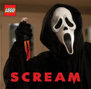 Scream - Ghostface Lego Display Case 2 - Minifigure Display Background and Frames