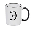 Scruple Black Handle Alchemy Mug GOTHIC GOTH HORROR STARS HORROSCOPE BLACK MAGIC MUG