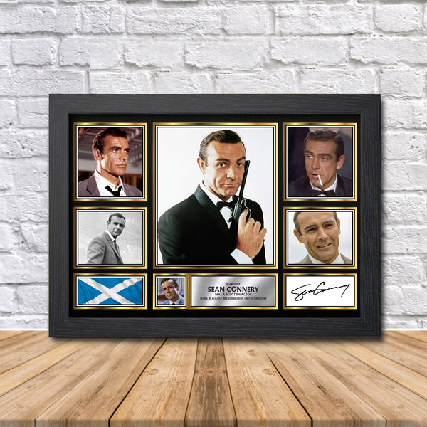 Sean Connery Printed Signature Print