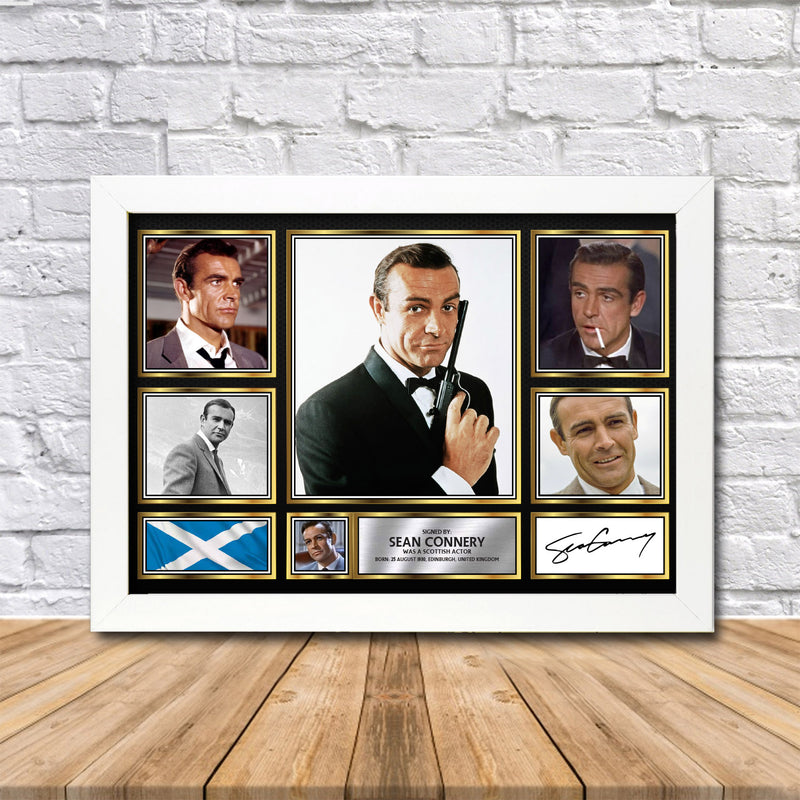 Sean Connery Limited Edition Signed Print