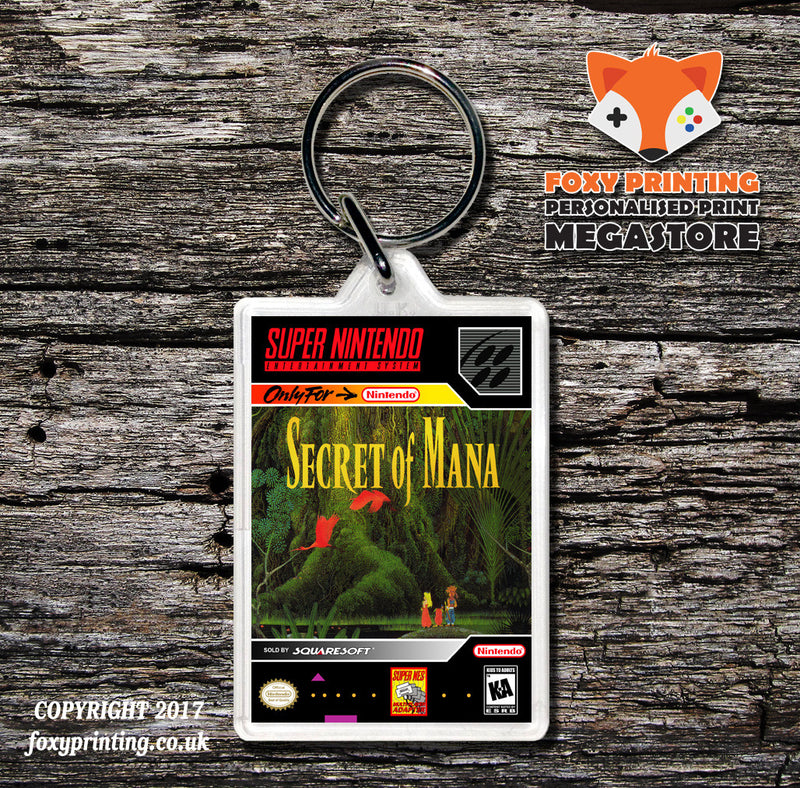 Secret Of Mana Game Inspired Retro Gaming Keyring