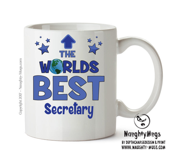 Worlds Best Secretary Mug - Novelty Funny Mug