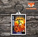Sega 32x Doom Game Inspired Retro Gaming Keyring